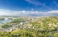 Albania - Shkodra Ã¢â¬â view from Rozafa Castle Royalty Free Stock Photo